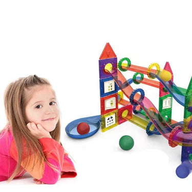MAGNETIC TILES BRICKS BUILDING BLOCK - 62PCS